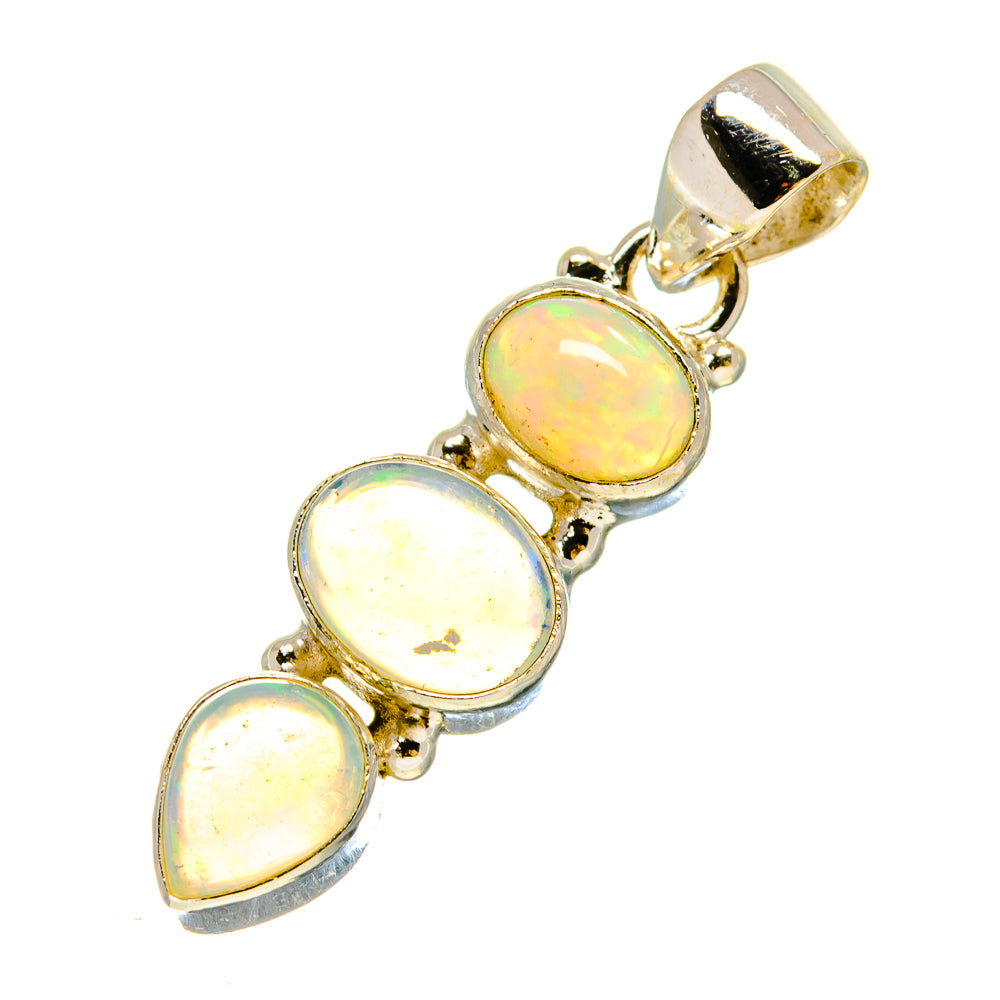 Ethiopian Opal Pendants handcrafted by Anasilvercos - PD758547