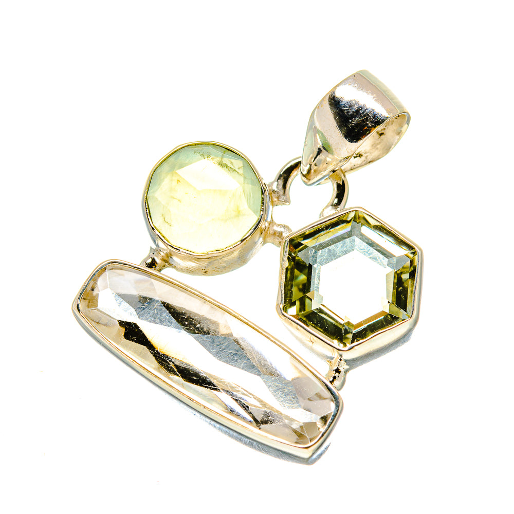White Quartz Pendants handcrafted by Anasilvercos - PD758549