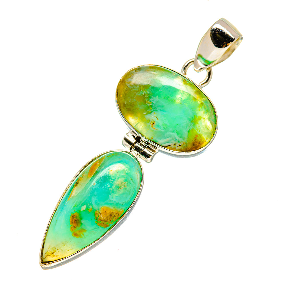 Peruvian Opal Pendants handcrafted by Anasilvercos - PD758557