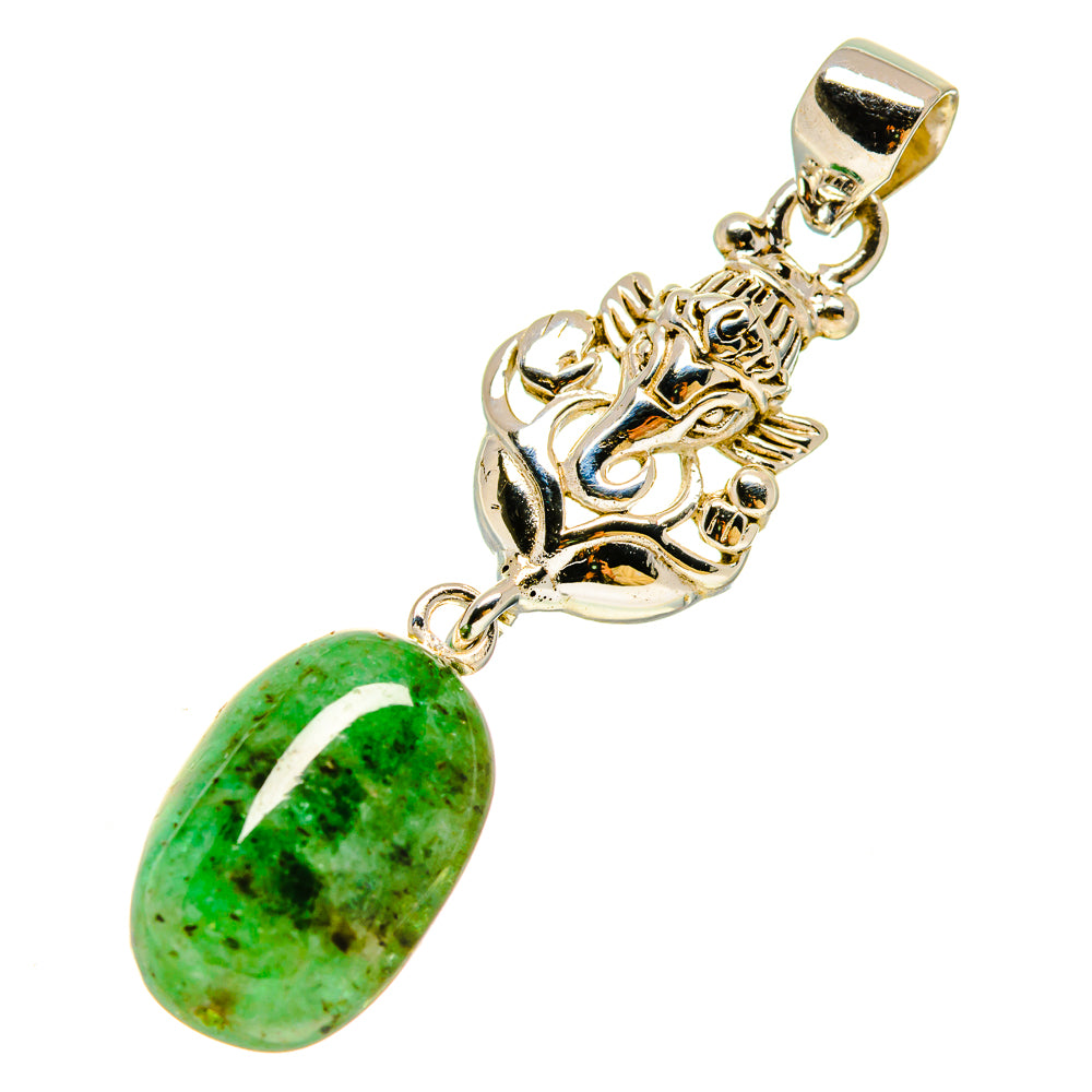 Emerald Pendants handcrafted by Anasilvercos - PD758567