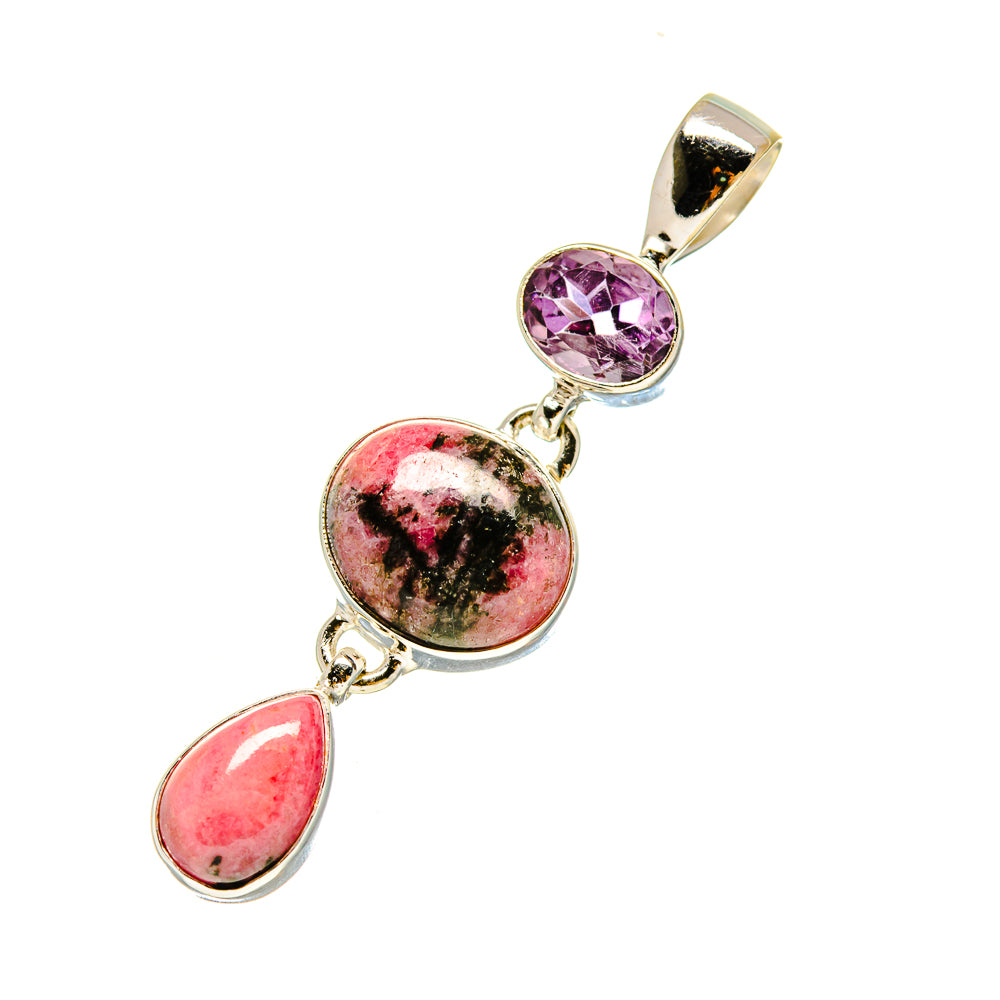 Rhodonite Pendants handcrafted by Anasilvercos - PD758572