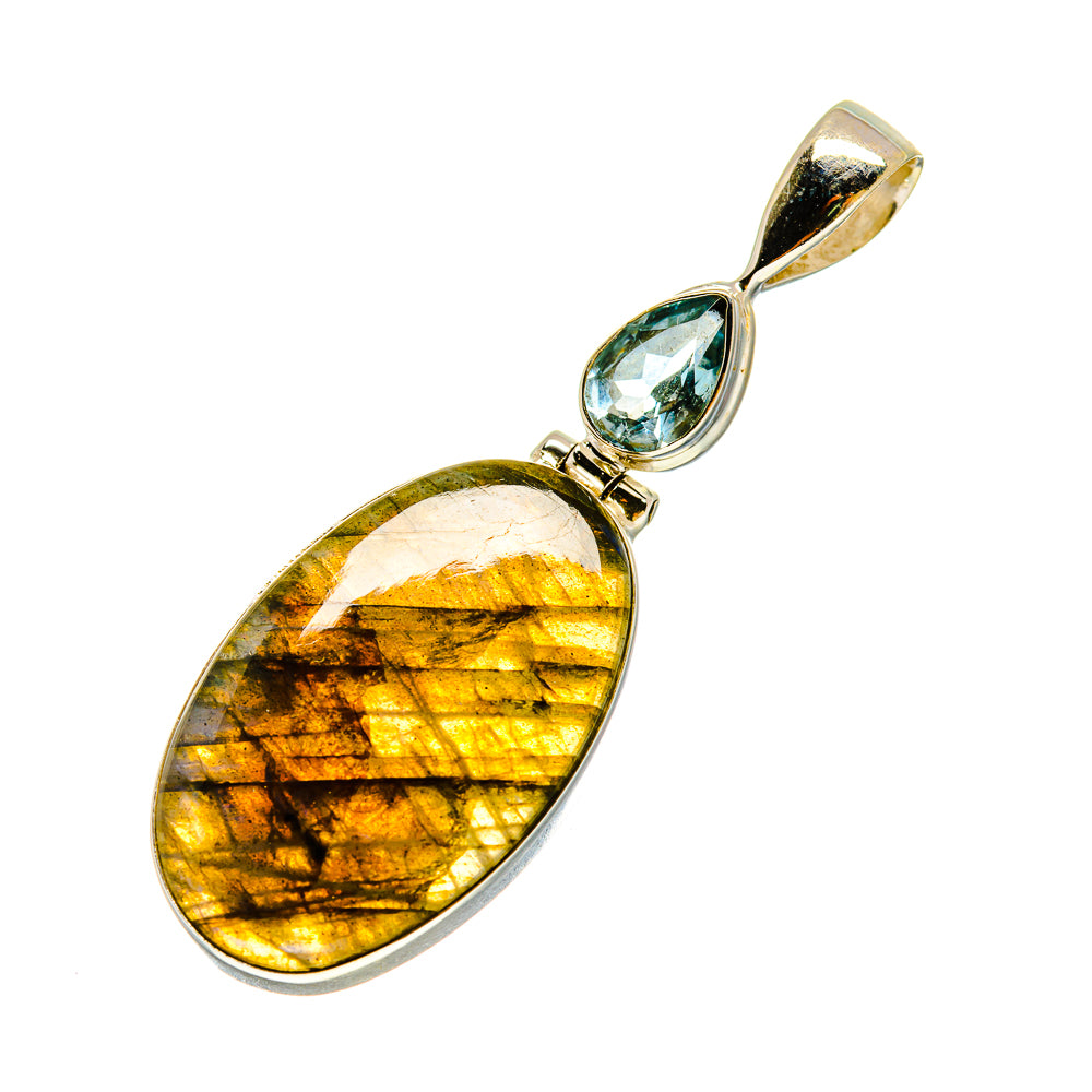 Labradorite Pendants handcrafted by Anasilvercos - PD758578