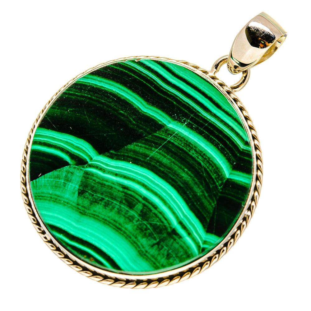 Malachite Pendants handcrafted by Anasilvercos - PD758584