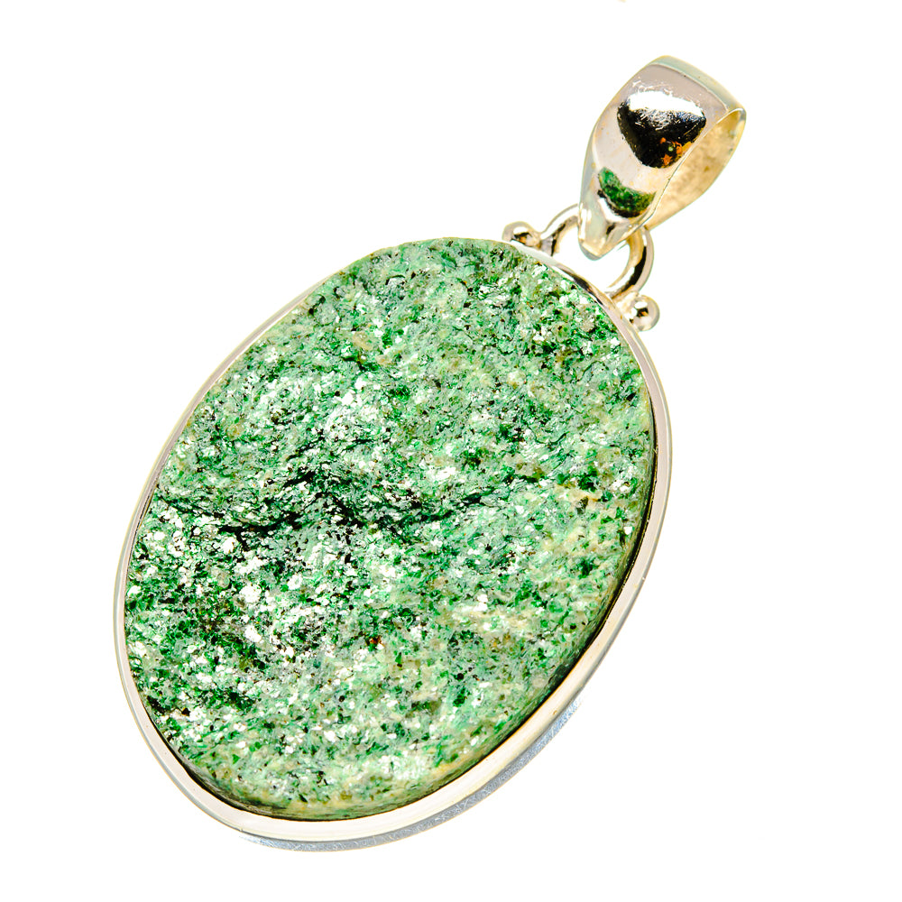 Green Fuchsite Pendants handcrafted by Anasilvercos - PD758585