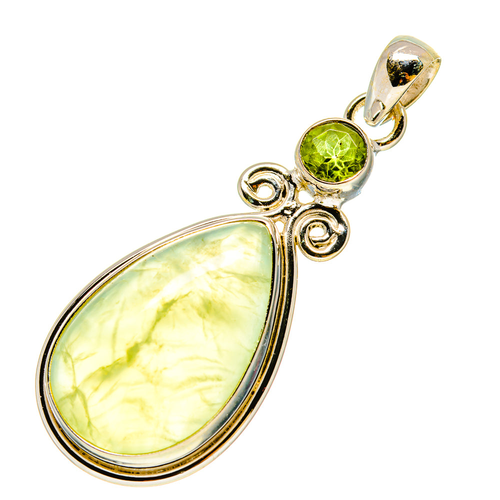 Prehnite Pendants handcrafted by Anasilvercos - PD758588
