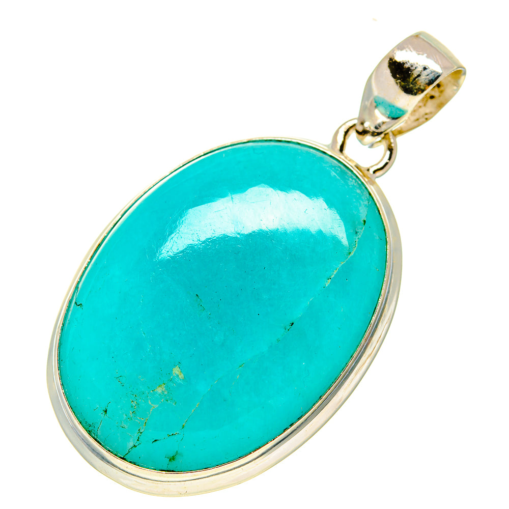 Peruvian Amazonite Pendants handcrafted by Anasilvercos - PD758591