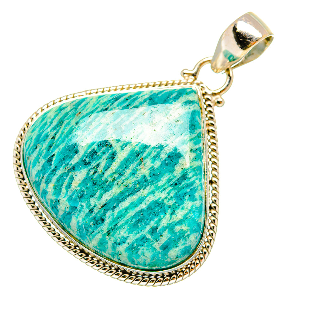 Amazonite Pendants handcrafted by Anasilvercos - PD7586