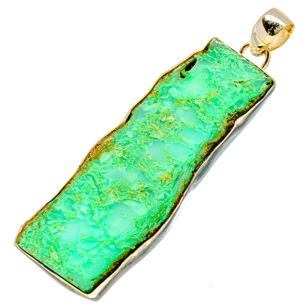 Green Fuchsite Pendants handcrafted by Anasilvercos - PD758605