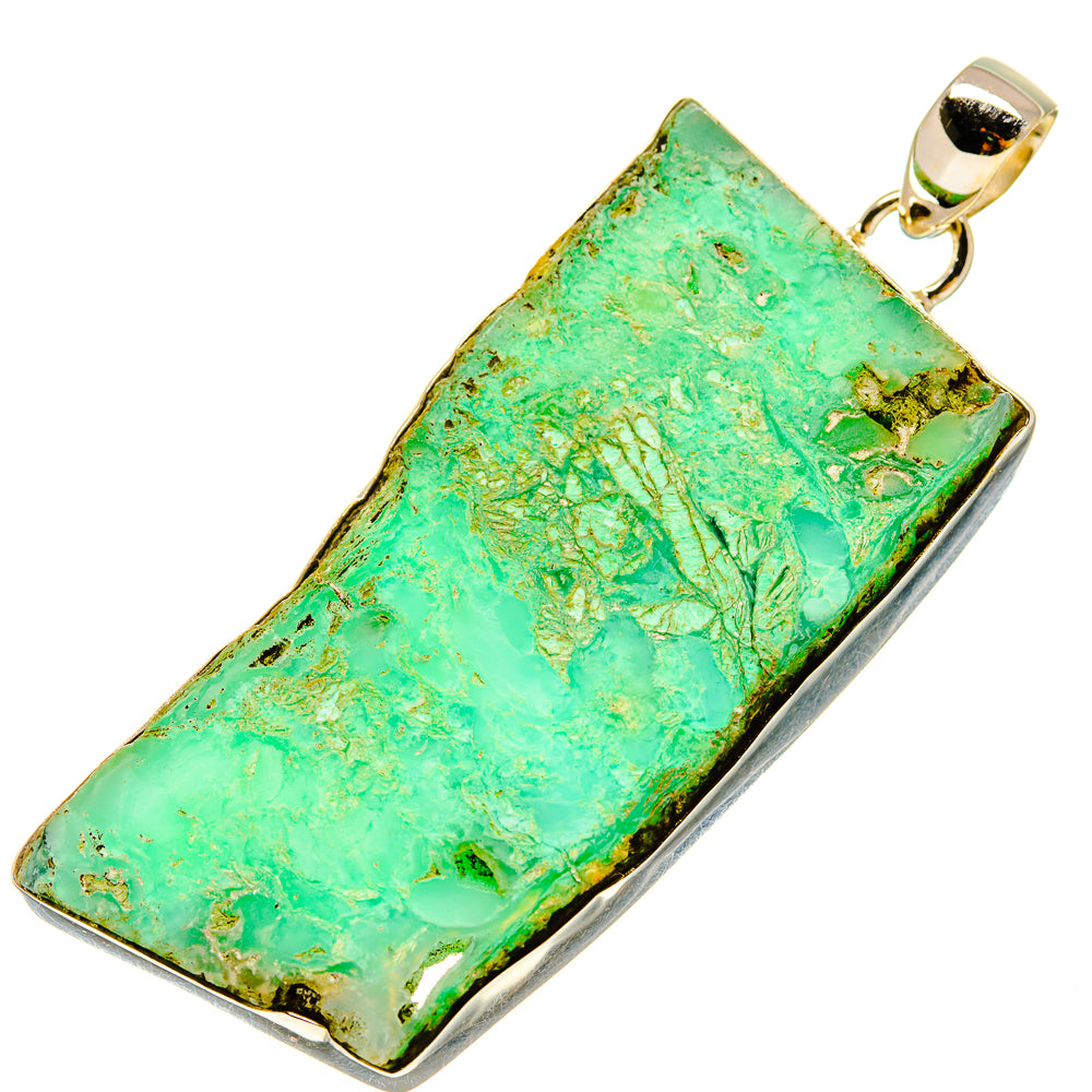 Green Fuchsite Pendants handcrafted by Anasilvercos - PD758606