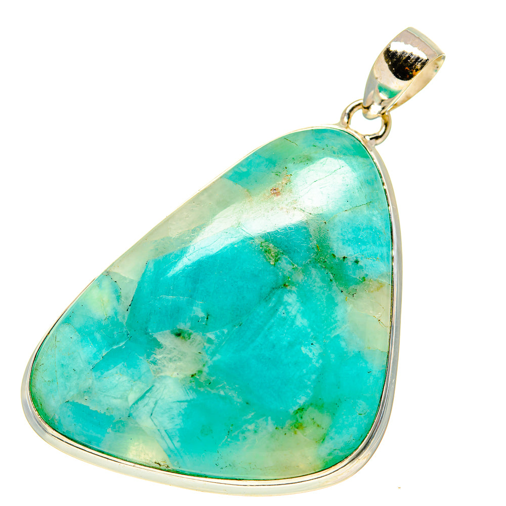 Peruvian Amazonite Pendants handcrafted by Anasilvercos - PD758609