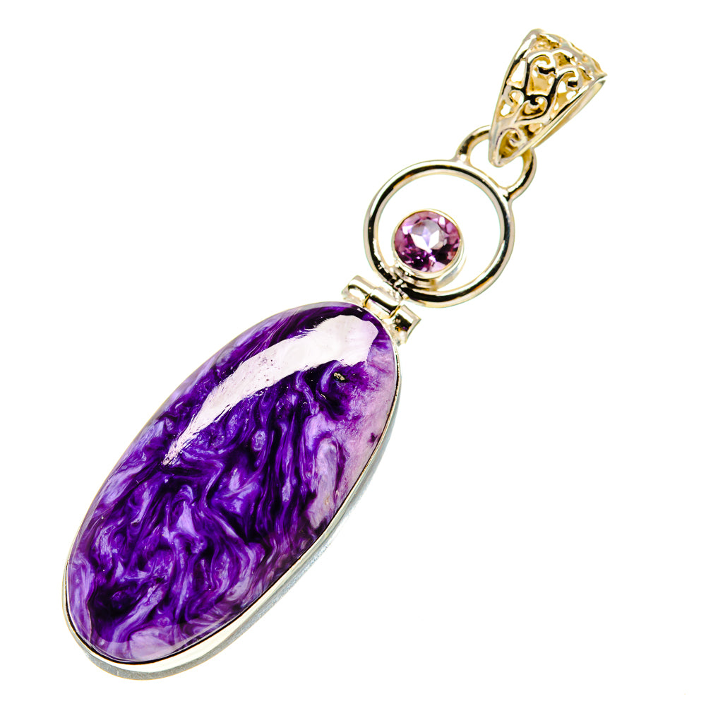 Charoite Pendants handcrafted by Anasilvercos - PD758613