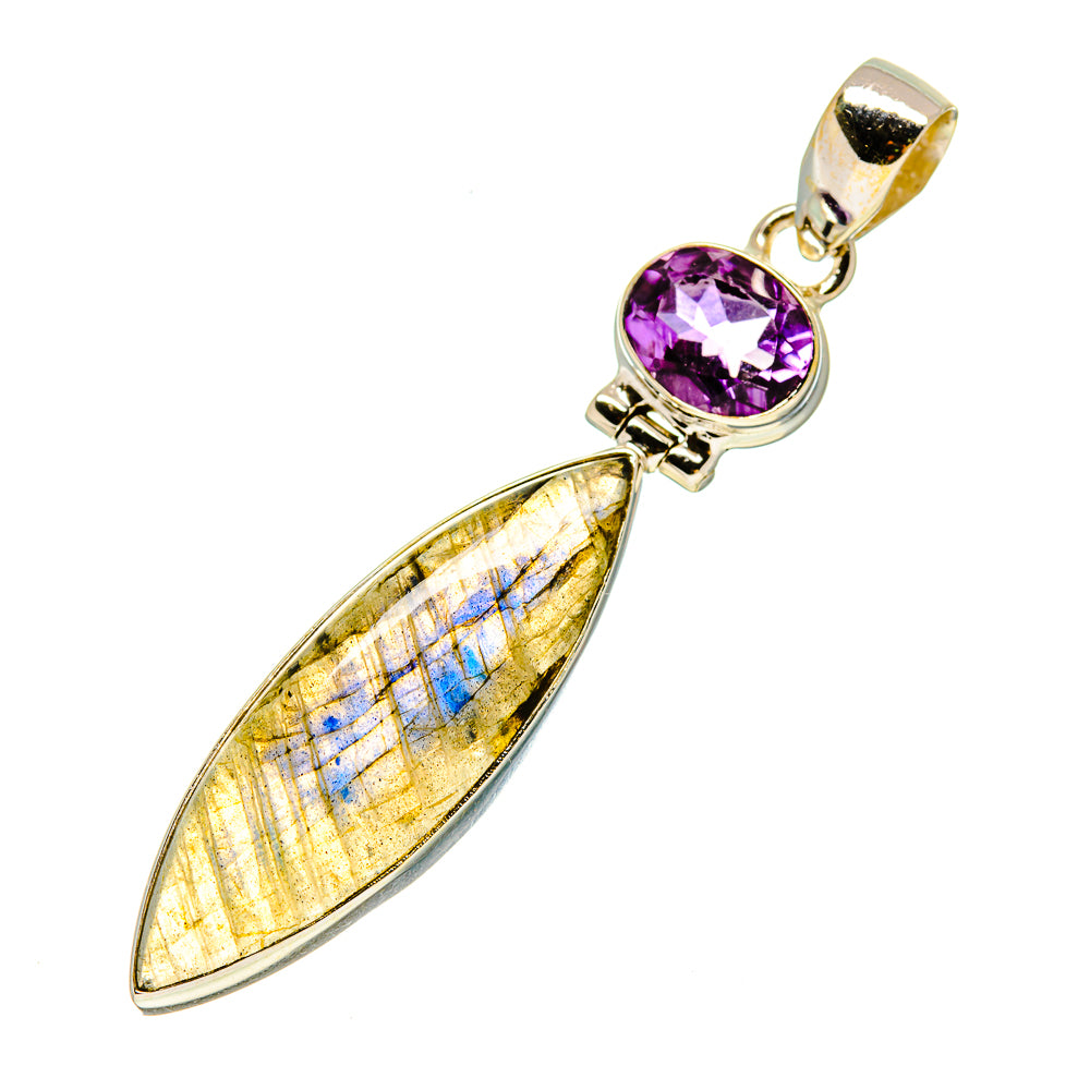 Labradorite Pendants handcrafted by Anasilvercos - PD758614
