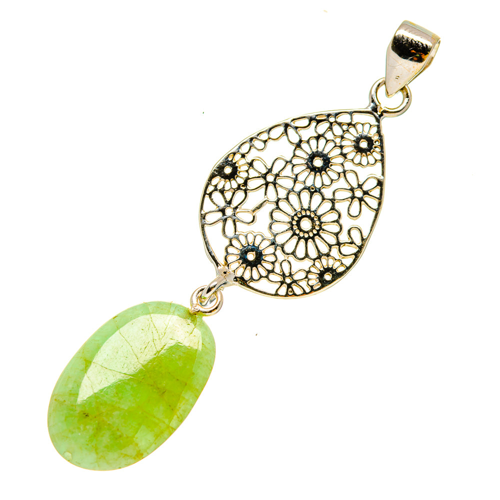 Prehnite Pendants handcrafted by Anasilvercos - PD758620