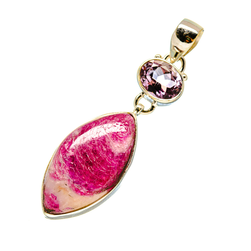 Ruby Fuchsite Pendants handcrafted by Anasilvercos - PD758624