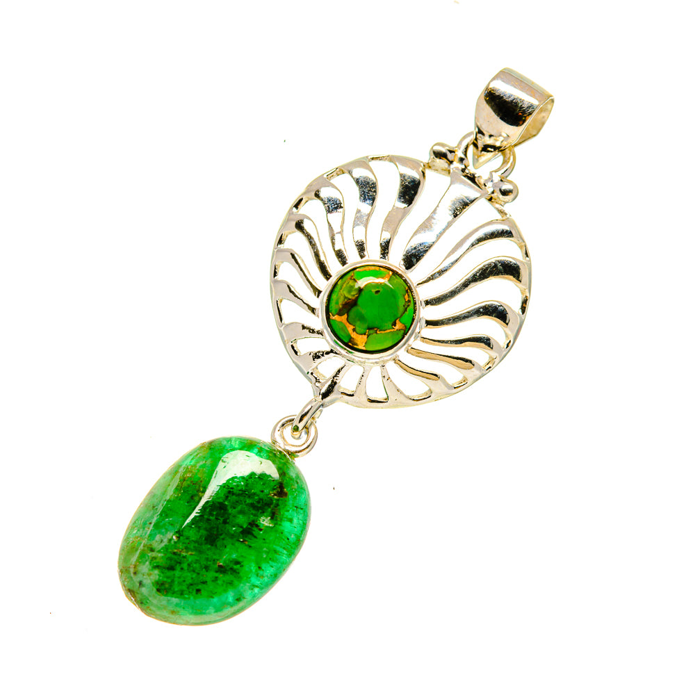 Green Aventurine Pendants handcrafted by Anasilvercos - PD758625