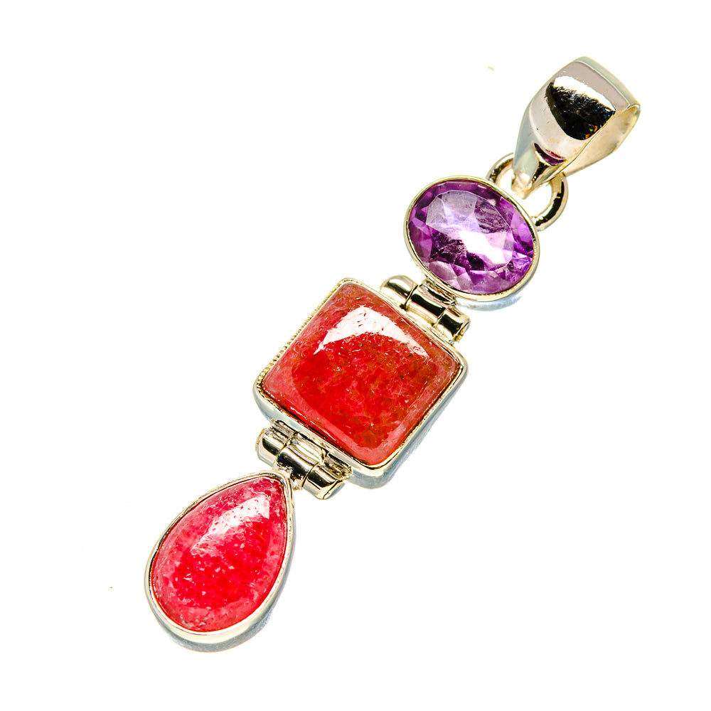 Rhodochrosite Pendants handcrafted by Anasilvercos - PD758643