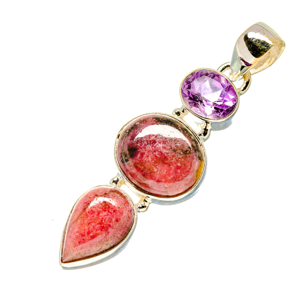 Rhodonite Pendants handcrafted by Anasilvercos - PD758644