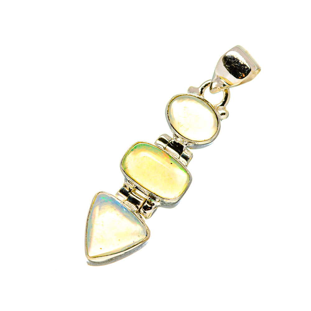 Ethiopian Opal Pendants handcrafted by Anasilvercos - PD758645