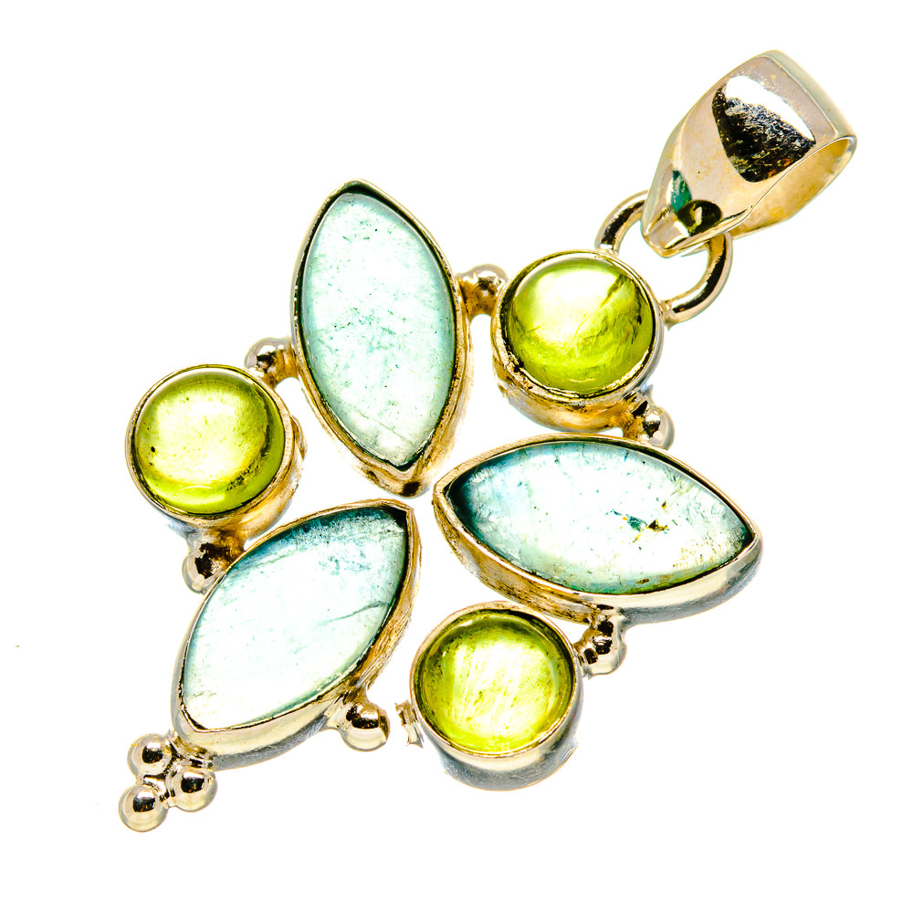 Aquamarine Pendants handcrafted by Anasilvercos - PD758652