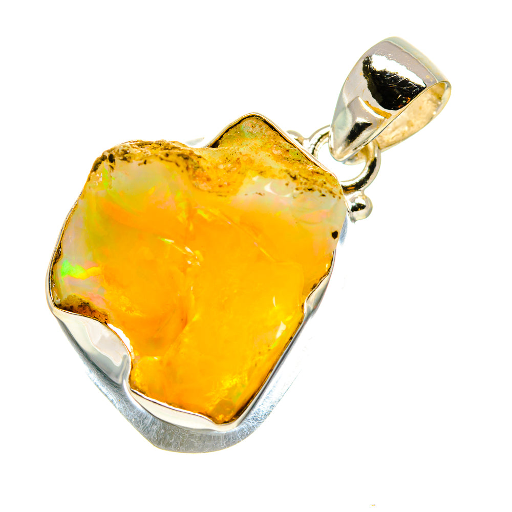 Ethiopian Opal Pendants handcrafted by Anasilvercos - PD758661