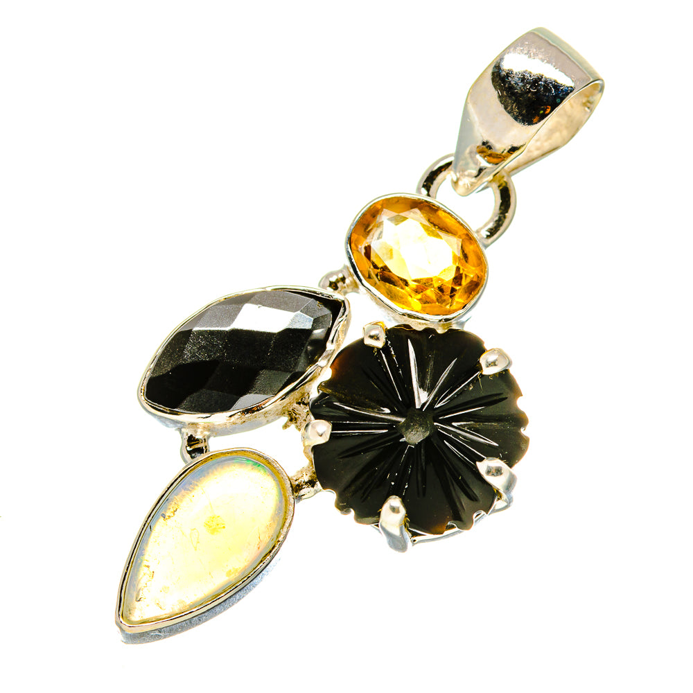 Black Onyx Pendants handcrafted by Anasilvercos - PD758687