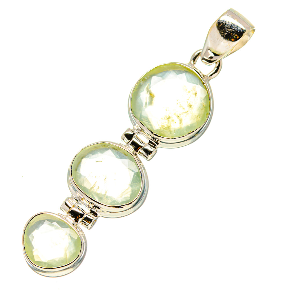 Prehnite Pendants handcrafted by Anasilvercos - PD758733