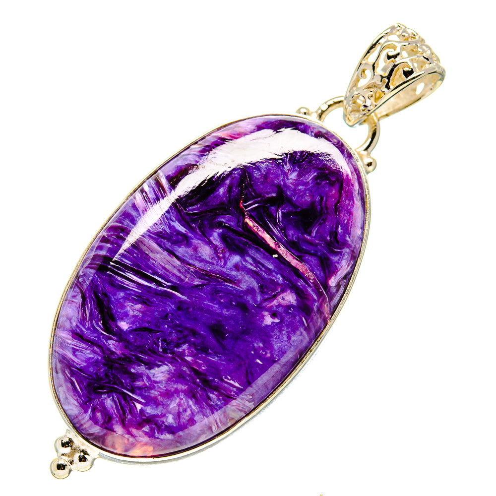 Charoite Pendants handcrafted by Anasilvercos - PD758736