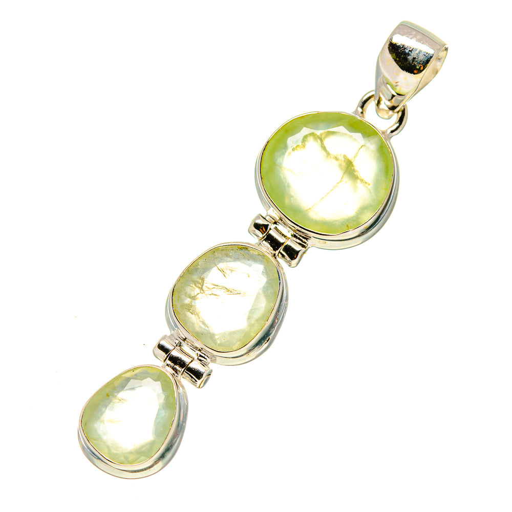 Prehnite Pendants handcrafted by Anasilvercos - PD758742