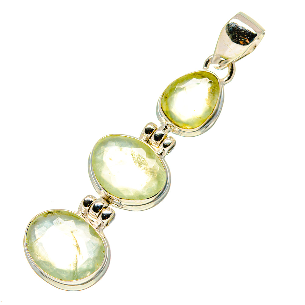 Prehnite Pendants handcrafted by Anasilvercos - PD758744