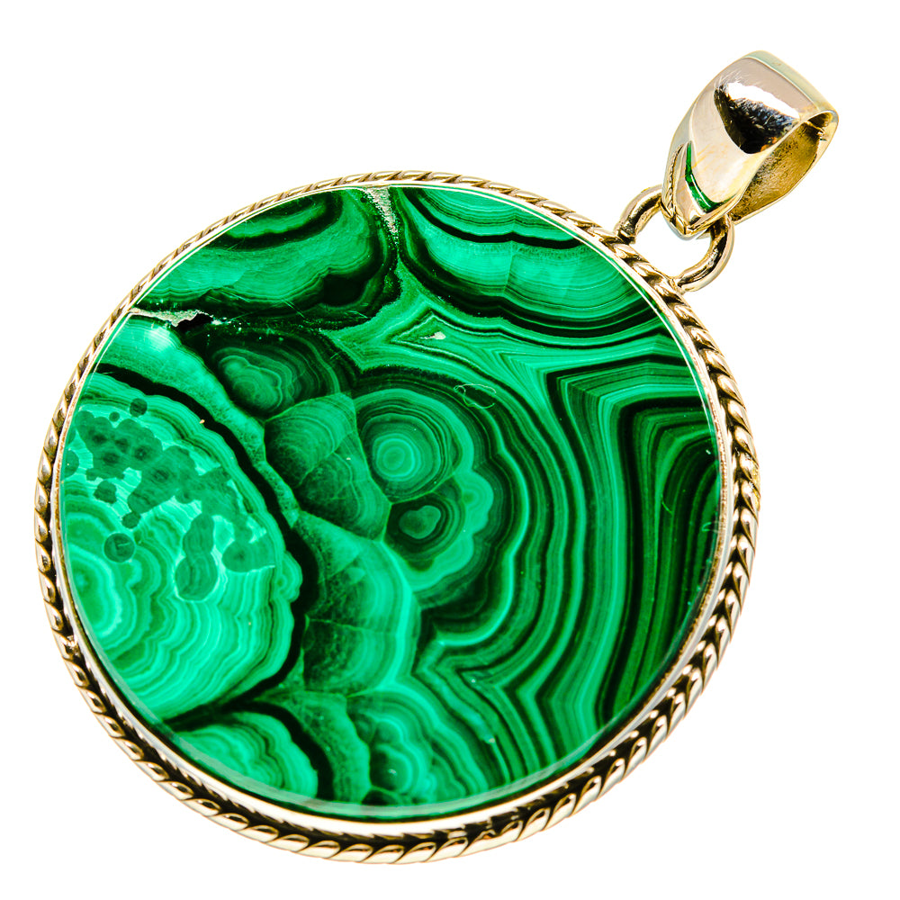 Malachite Pendants handcrafted by Anasilvercos - PD758779