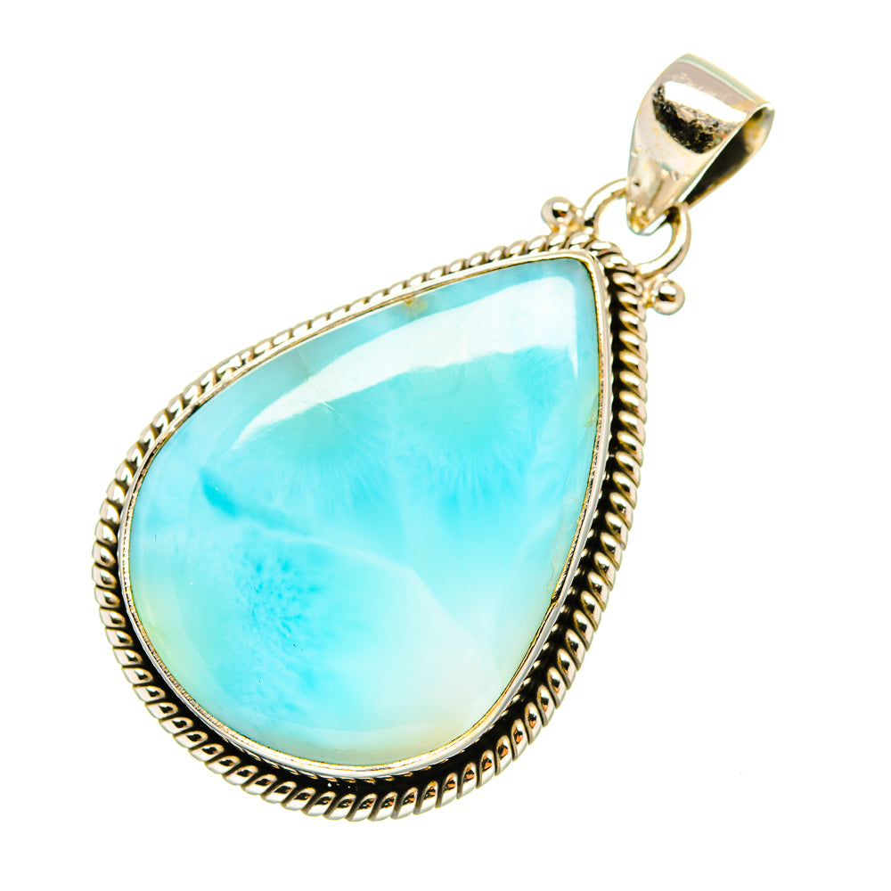Larimar Pendants handcrafted by Anasilvercos - PD7588