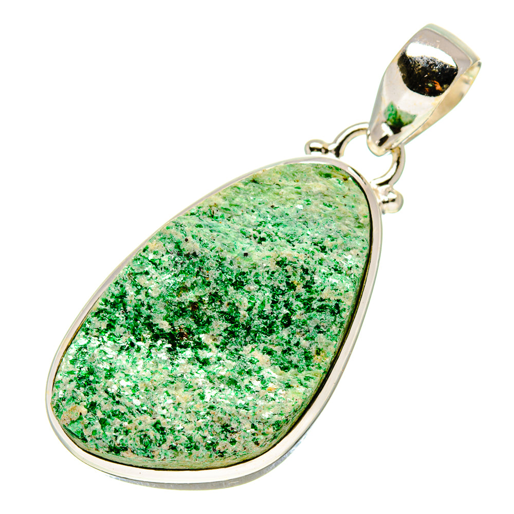 Green Fuchsite Pendants handcrafted by Anasilvercos - PD758800