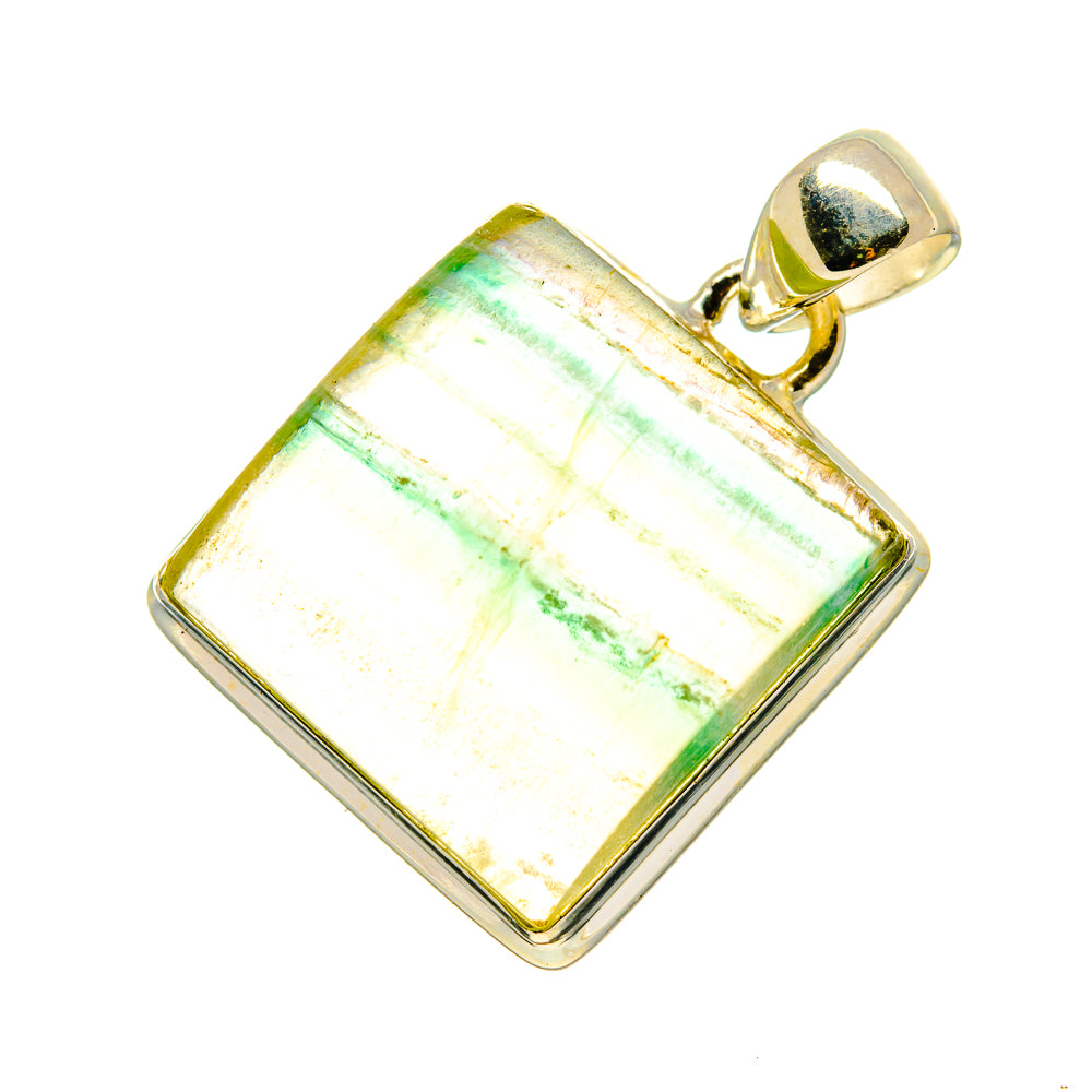 Green Fluorite Pendants handcrafted by Anasilvercos - PD758807