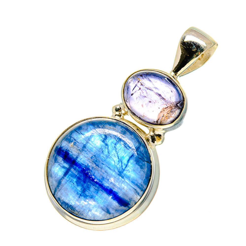 Kyanite, Tanzanite Pendants handcrafted by Anasilvercos - PD758811