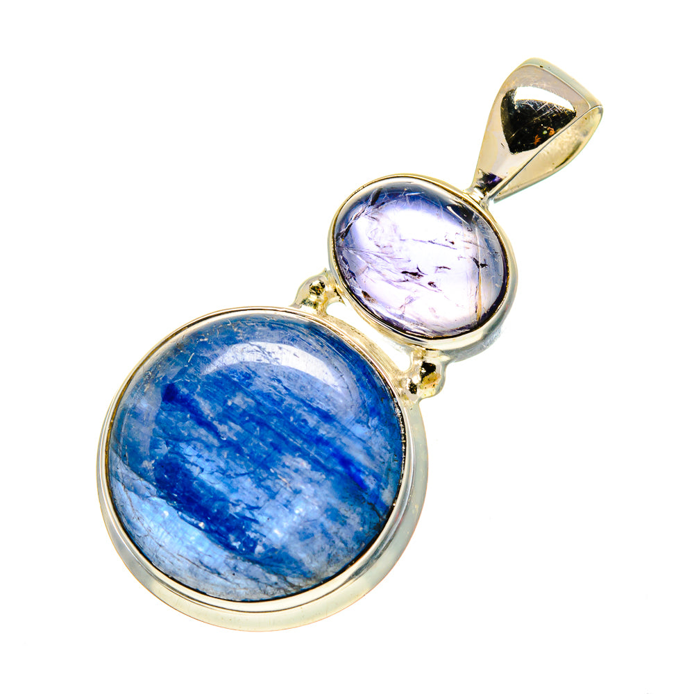 Kyanite, Tanzanite Pendants handcrafted by Anasilvercos - PD758819