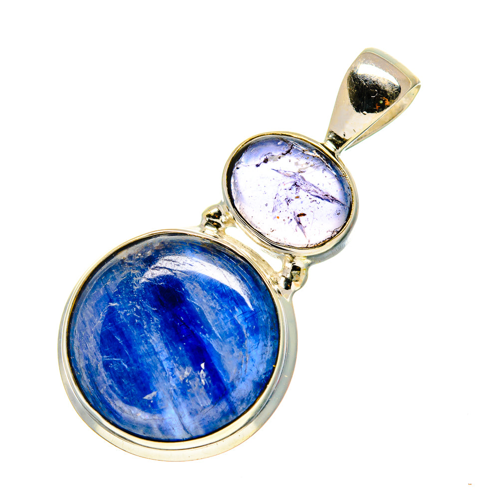 Kyanite, Tanzanite Pendants handcrafted by Anasilvercos - PD758820