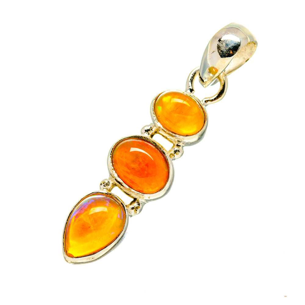 Ethiopian Opal Pendants handcrafted by Anasilvercos - PD758824