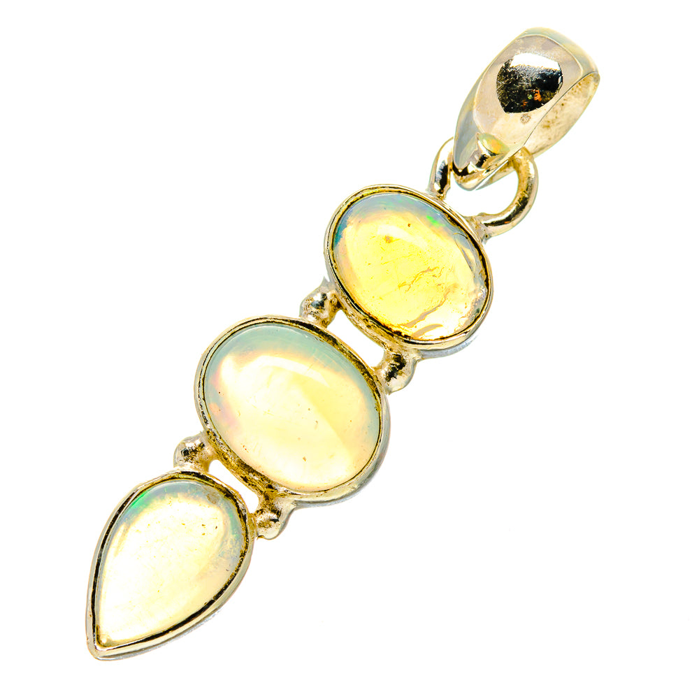 Ethiopian Opal Pendants handcrafted by Anasilvercos - PD758825
