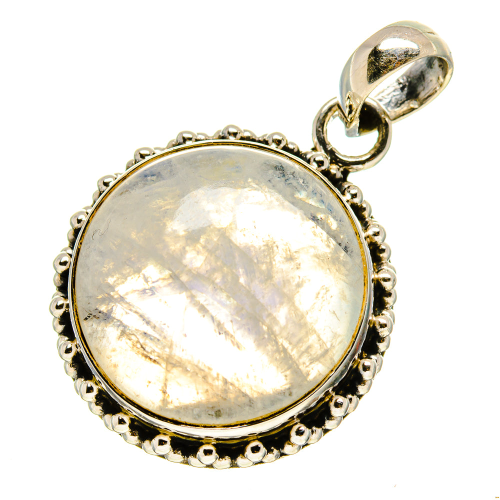Rainbow Moonstone Pendants handcrafted by Anasilvercos - PD758830