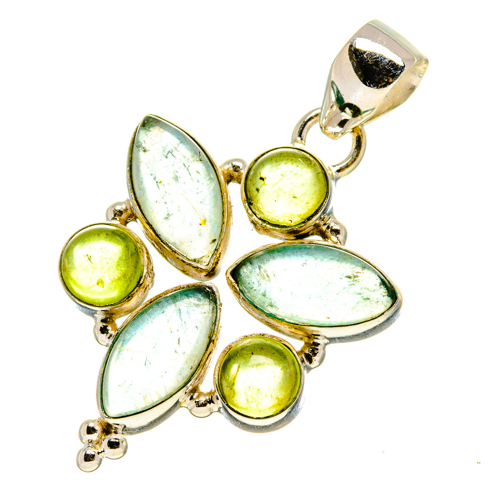Green Fluorite Pendants handcrafted by Anasilvercos - PD758847