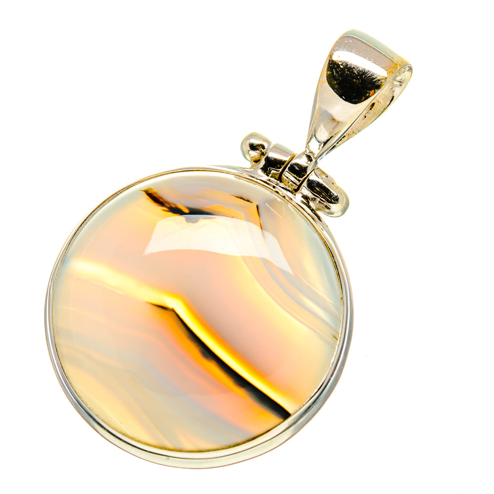 Blue Lace Agate Pendants handcrafted by Anasilvercos - PD758849