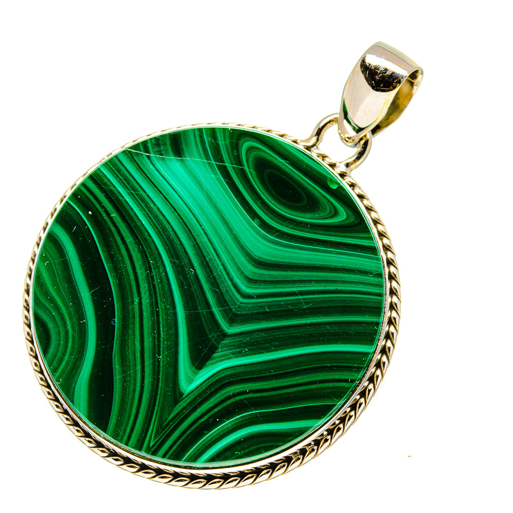 Malachite Pendants handcrafted by Anasilvercos - PD758874