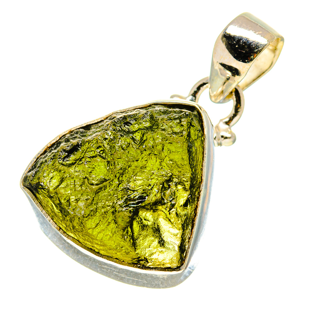 Czech Moldavite Pendants handcrafted by Anasilvercos - PD758881