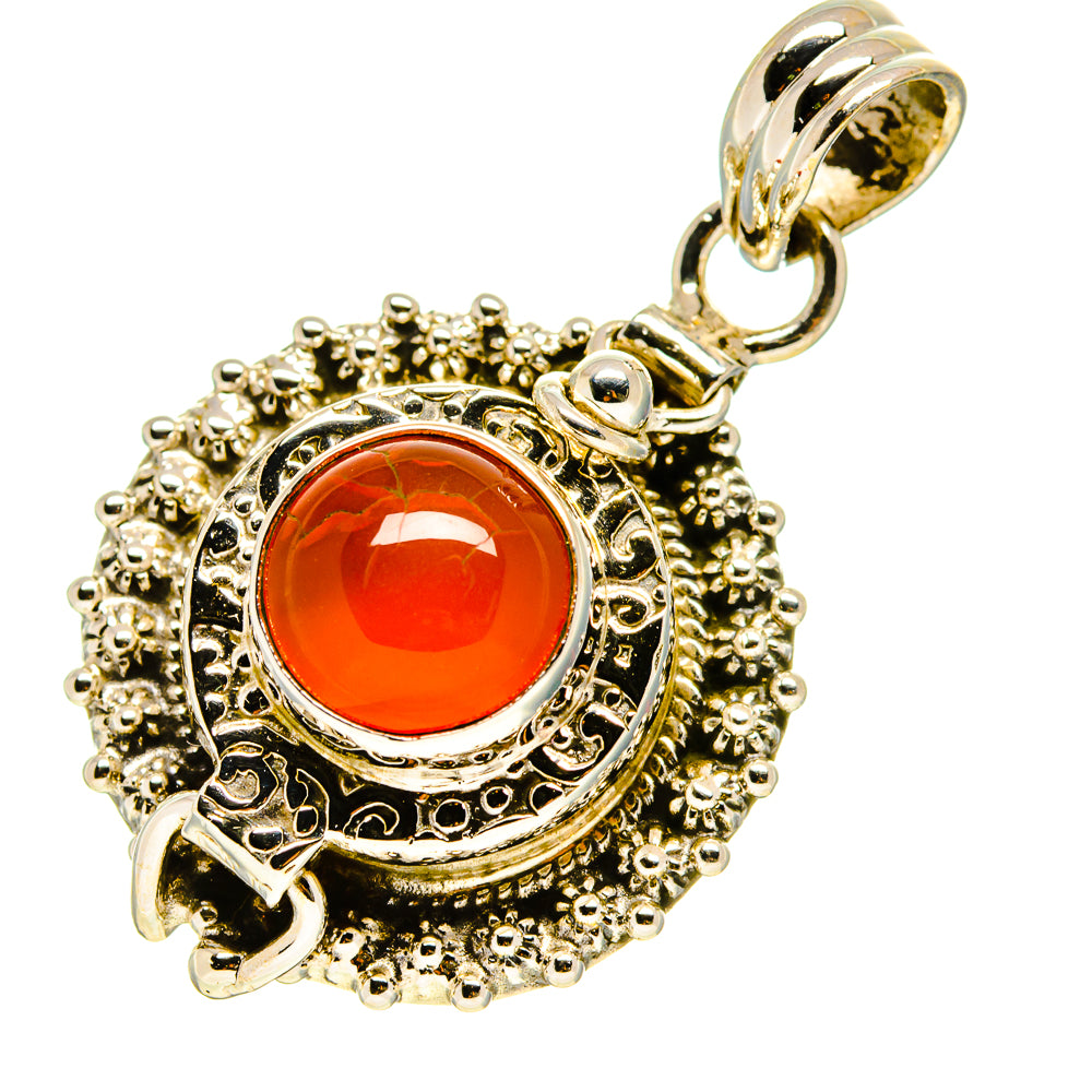 Carnelian Pendants handcrafted by Anasilvercos - PD758890