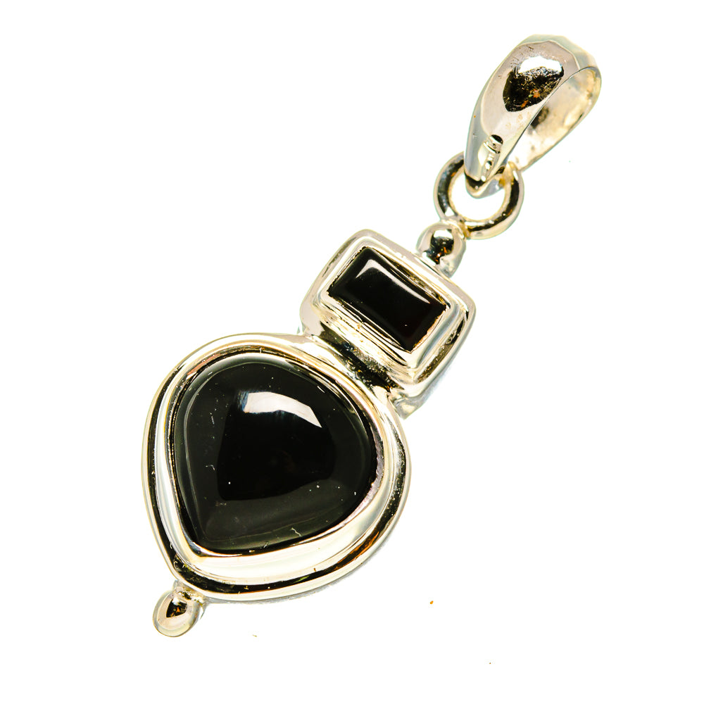 Black Onyx Pendants handcrafted by Anasilvercos - PD758900