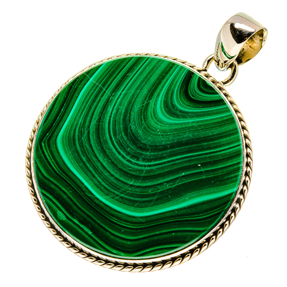 Malachite Pendants handcrafted by Anasilvercos - PD758905