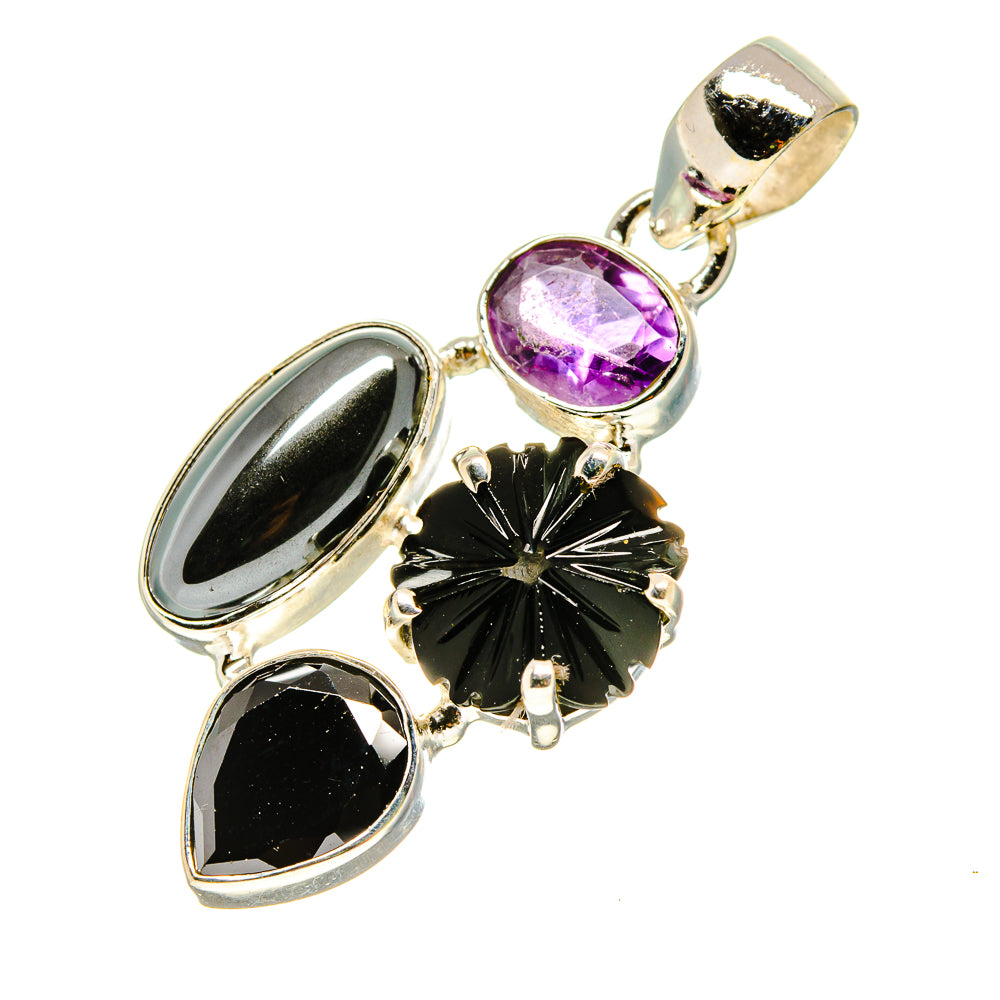 Black Onyx Pendants handcrafted by Anasilvercos - PD758907