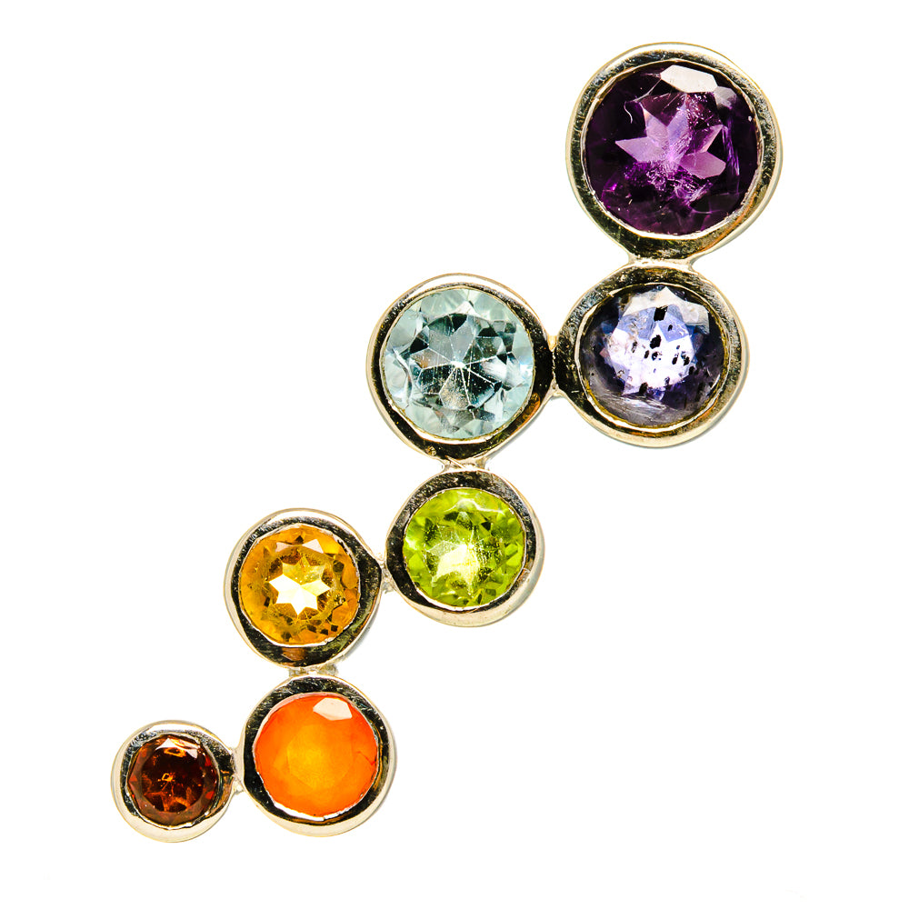 Multi-Stone Chakra Pendants handcrafted by Anasilvercos - PD758910