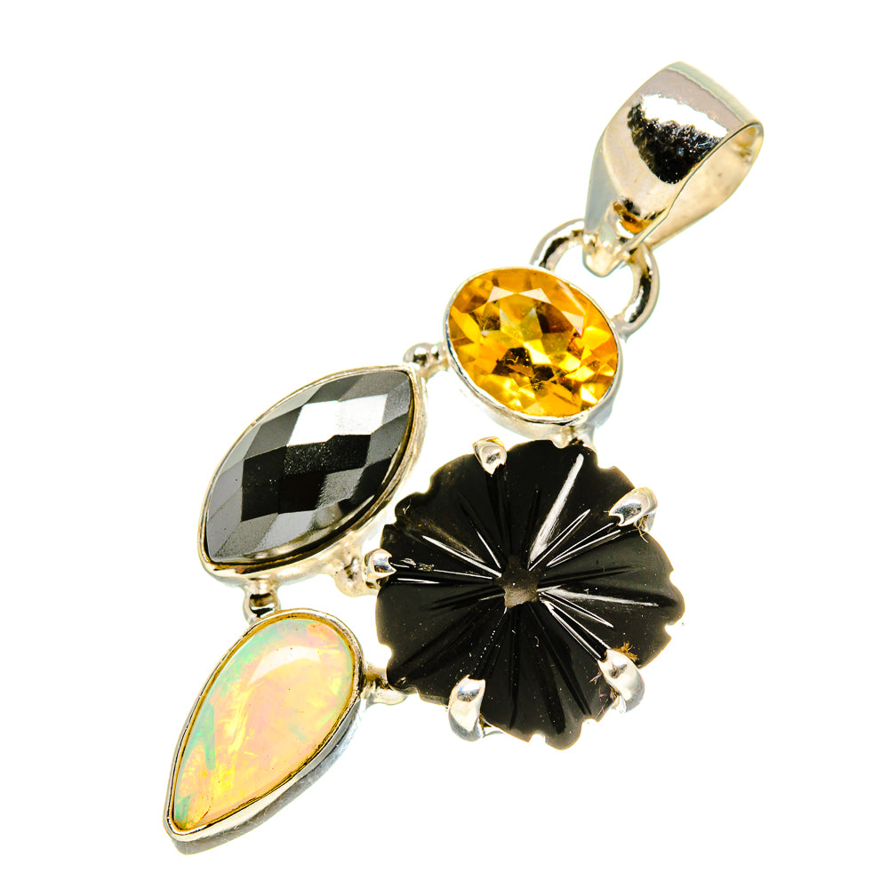 Black Onyx Pendants handcrafted by Anasilvercos - PD758927