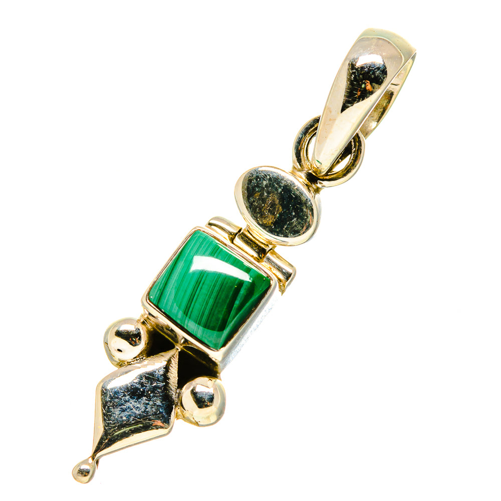 Malachite Pendants handcrafted by Anasilvercos - PD758936